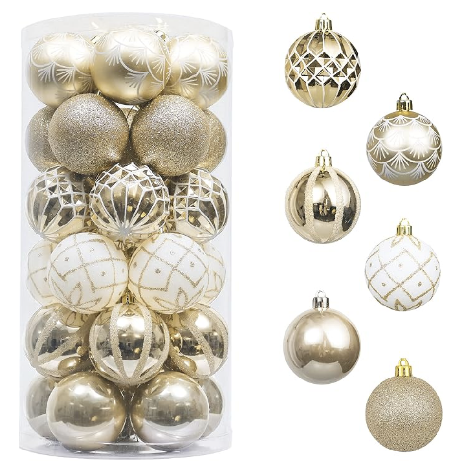 Gold Ornament Set